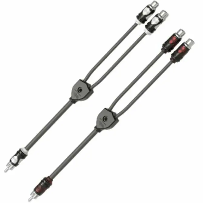 Wet Sound - Rca Y Adapter Male To 2 Female 1