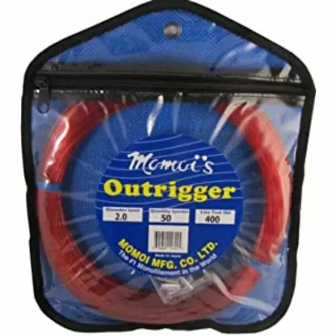 Momoi - Outrigger Mono Dark Red 100Yds 400Lb 1
