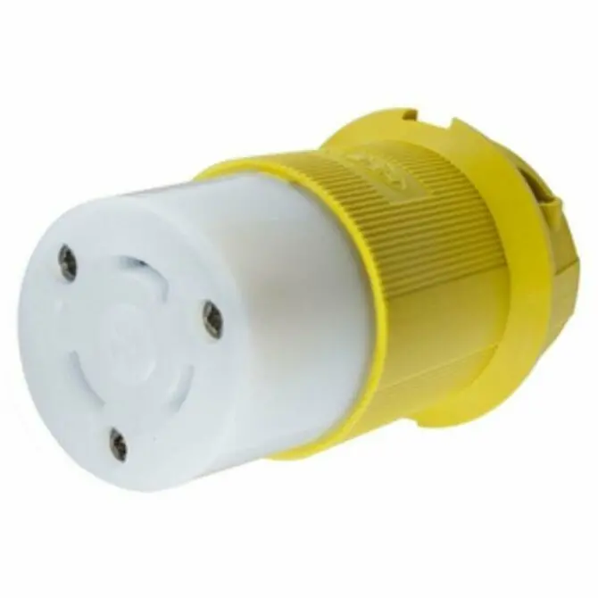 Hubbell - 30A Connector Body 30 Amp Yellow 1
