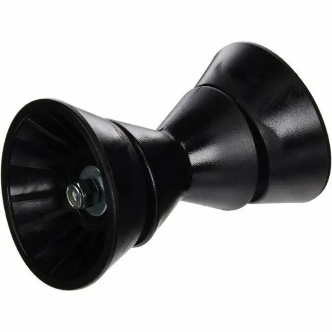 Tie Down Engineering  - Pvc Roller Assembly With End Bells 4" Black 1