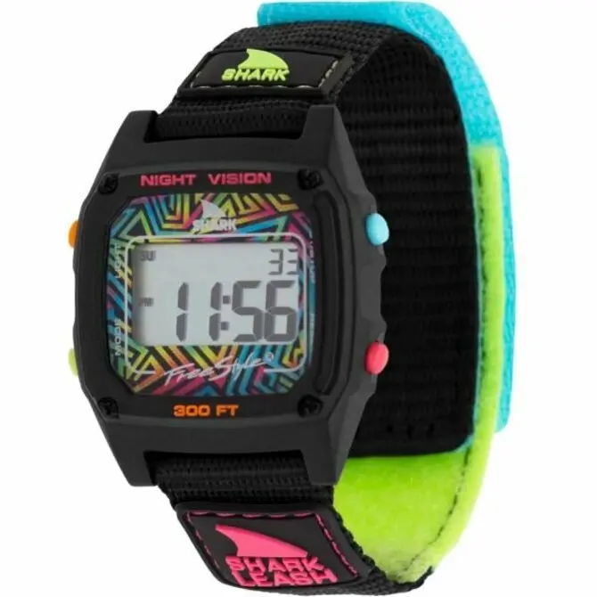 Freestyle - Shark Classic Leash Neon Wave 1