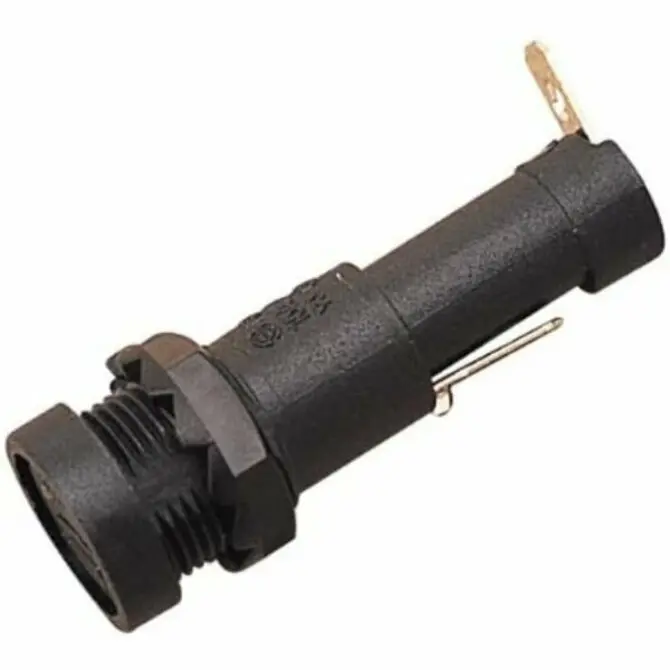 Sea Dog - Agc Round  Fuse Holder With Flush Cap - Spade Terminal 1