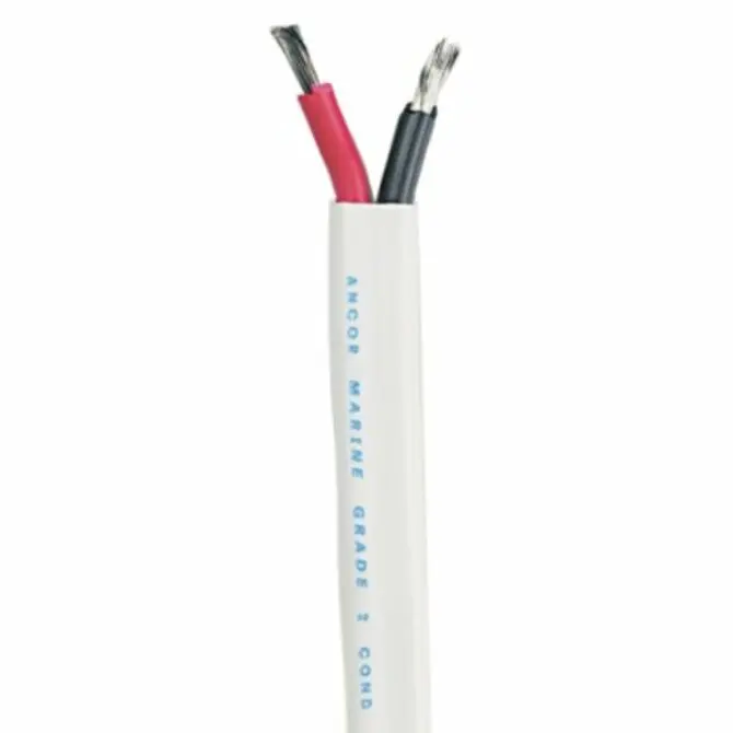 Ancor - Standard Duplex Cable - Flat 12/2 Awg - 2X3mm² Red/Black - Per Foot 1