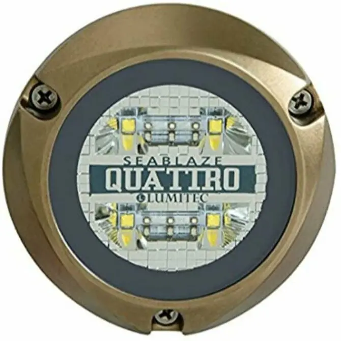 Lumitec - Seablaze Quattro Underwater Light, Bronze, Blue/White 1