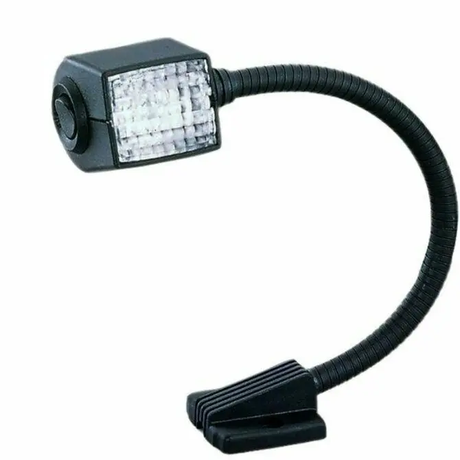 Hella - 12" 12V Dc Fixed Mount Flexible Chart Reading Light With Black Housing 1