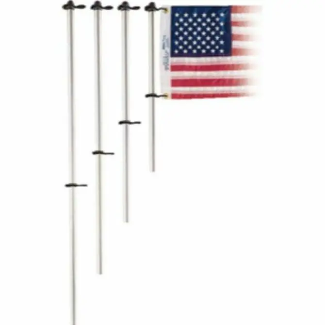 Taylor Made - Flag Pole With Charlevoix Flag Clips 3/4" X 18" 1