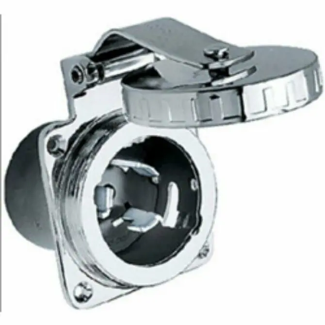Hubbell - 50A 125/250V Inlet Ss Housing 50 Amp 1