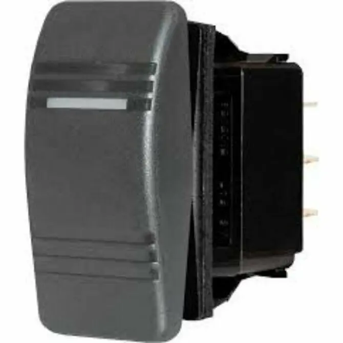 Blue Sea - Contura Switch Dpdt Black - On-Off-On 1