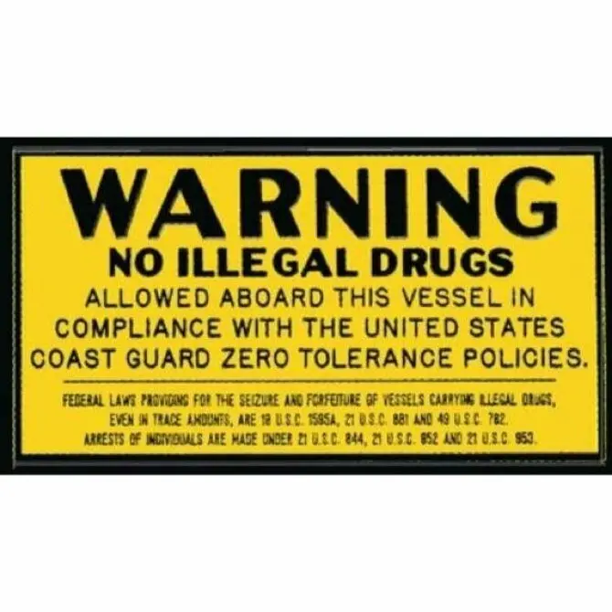 Bernard - Drug Warning Plaque 1