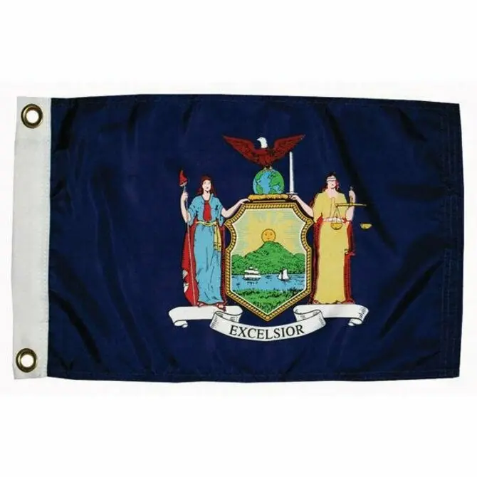 Taylor Made - New York State Flag 12" X 18" 1