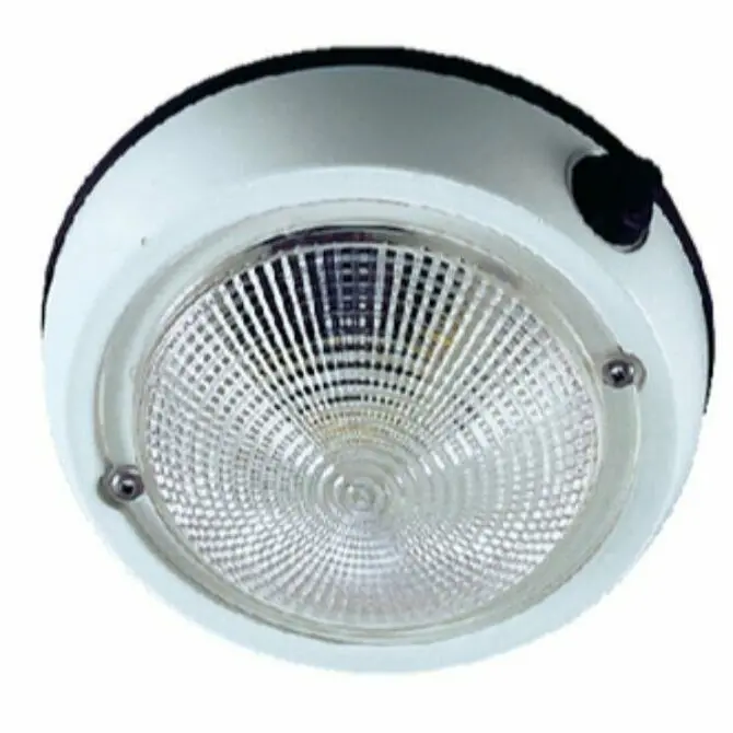 Perko - 4" Exterior Surfance Mount Dome Light - White 1