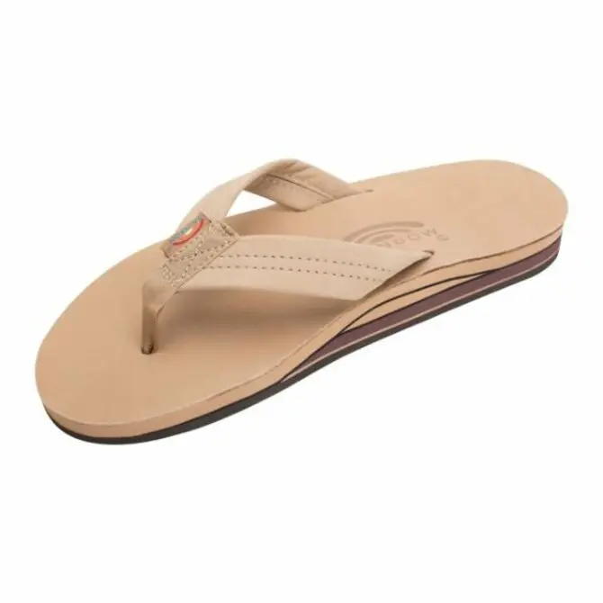 Rainbow - Women's Double Layer Arch Support Premier Leather With 1" Strap 1