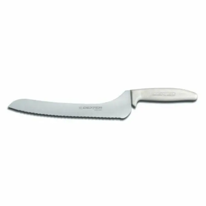 Dexter Russell - Sani-Safe 9" Scalloped Offset Sandwich Knife 1