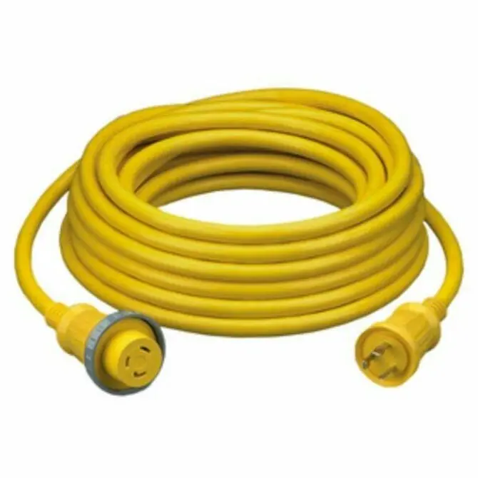 Hubbell - Molded Cord Set 35' Yellow 1