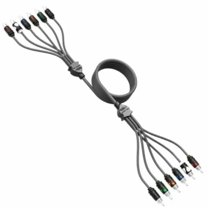 Wet Sound - Wet Wire | 17Ft 6 Ch Rca Cable 1