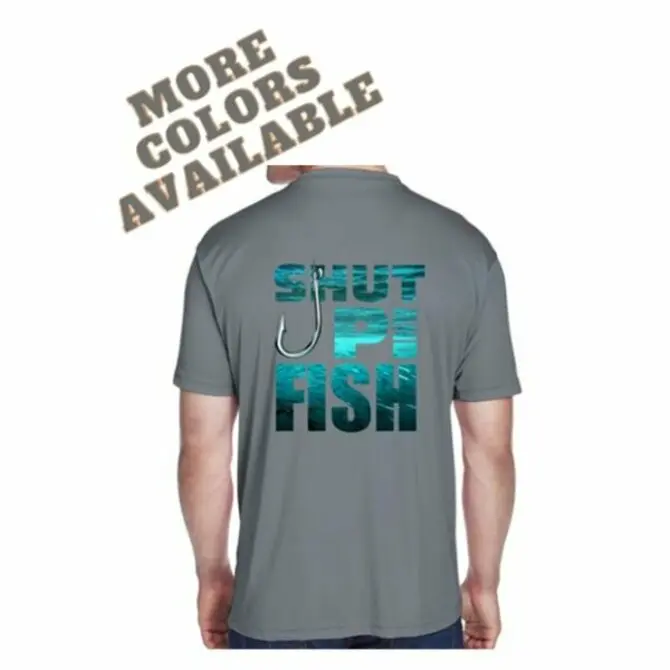 Sea Gear Outfitters - Shut Up And Fish Sun Shirt Short Sleeve 1