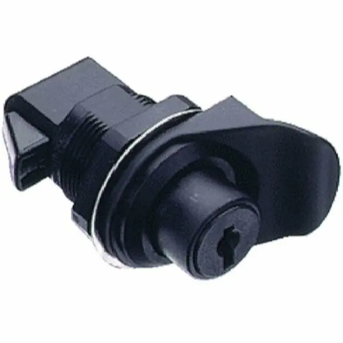 Teak Isle Marine - Black Latch Push Button- Locking 1