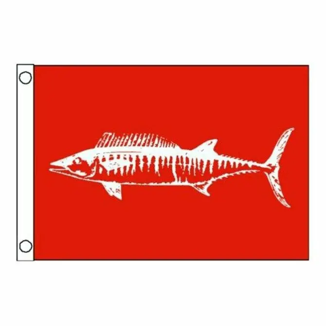 Taylor Made - Wahoo Flag 12" X 18" 1