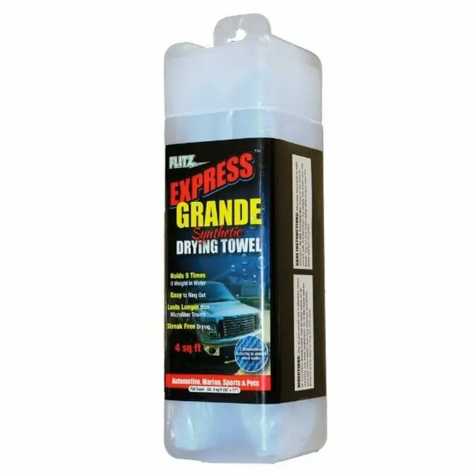 Flitz - Pva Towel/Chamois Grande Express Synthetic Drying Towel - 34" X 17" 1