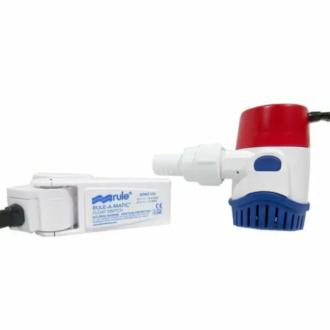 Rule - Bilge Pump Kit With Rule-A-Matic Non Mercury Float Switch 1