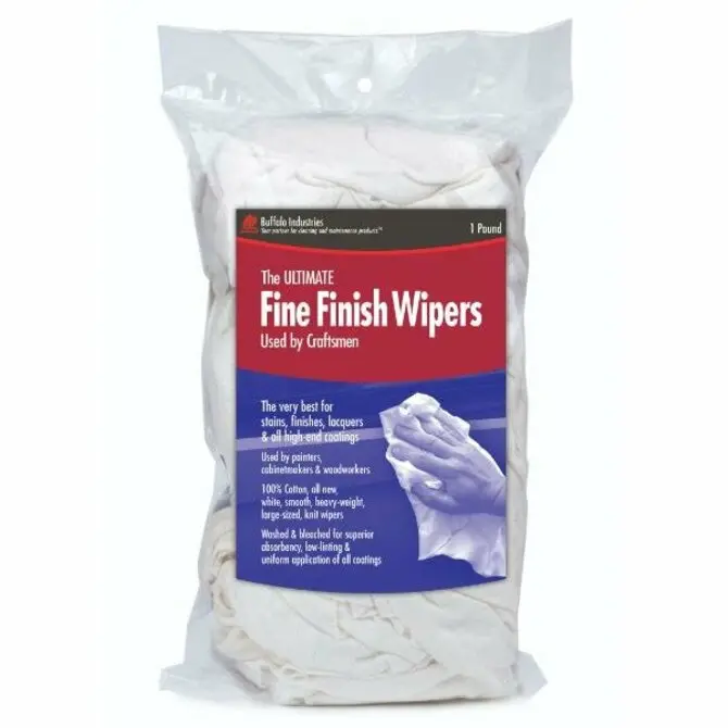 Buffalo - Ultimate Fine Finish Wipers 1# Bag 1Lb 1