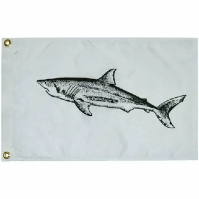 Taylor Made - Shark Flag 12" X 18" 1