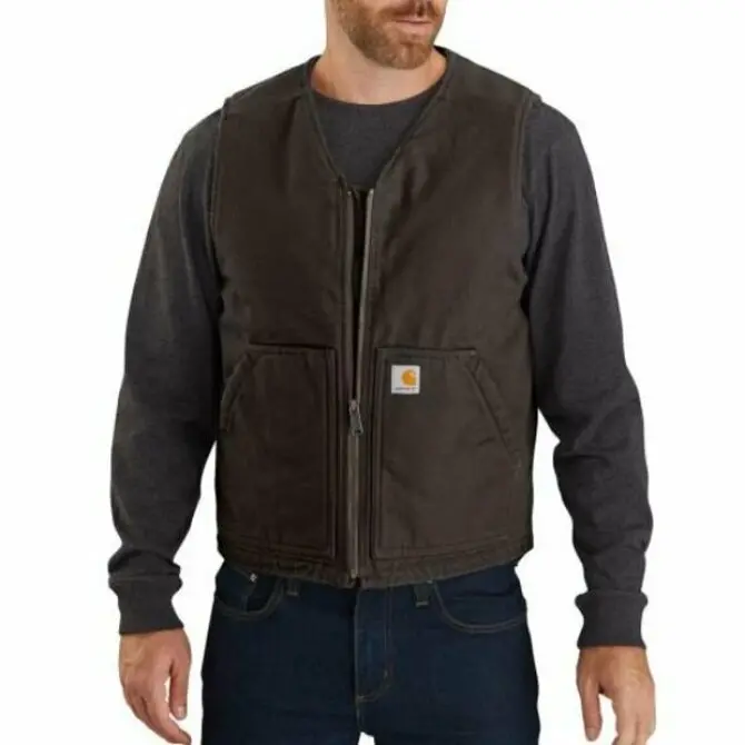 Carhartt- Washed Duck Sherpa Lined Vest 1