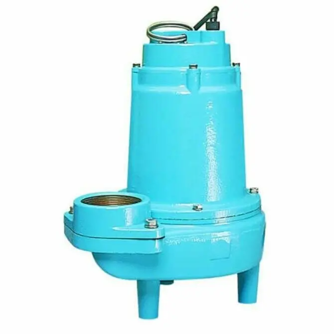 Little Giant - Manual Submersible Sewage Pump, 20Ft Power Cord 1 Hp, 160 Gpm, 230V - 3 Phase 1