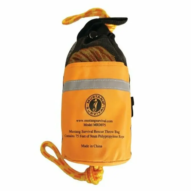 Mustang Survival Throw Bag With 75' Rope 1