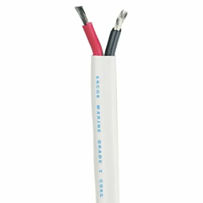 Ancor - Standard Duplex Cable - Flat 6/2 Awg - 2 X 13Mm² Red/Black - Per Foot 1