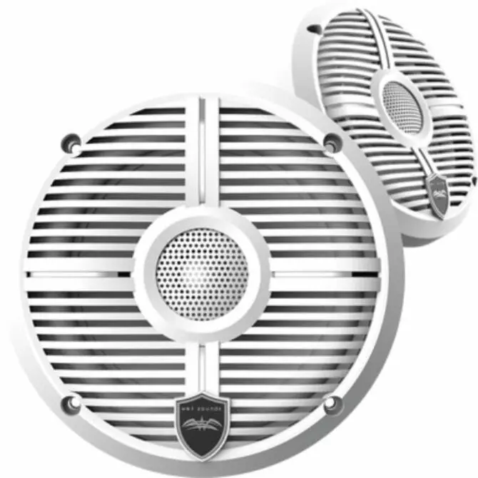 Wet Sound - High Output Component Style 6.5" Marine Coaxial Speakers - White 1