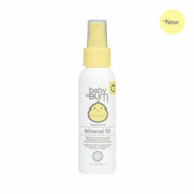 Baby Bum - Mineral Spf 50 Sunscreen Spray-Fragrance Free 3 Oz 1