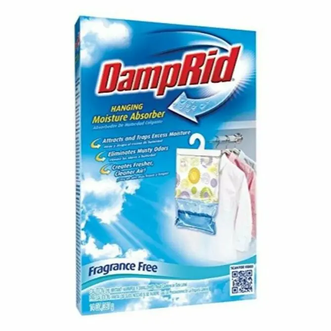 Damp Rid - Damp Rid Fragrance Free Hanging Moisture Absorber 10.5Oz 1