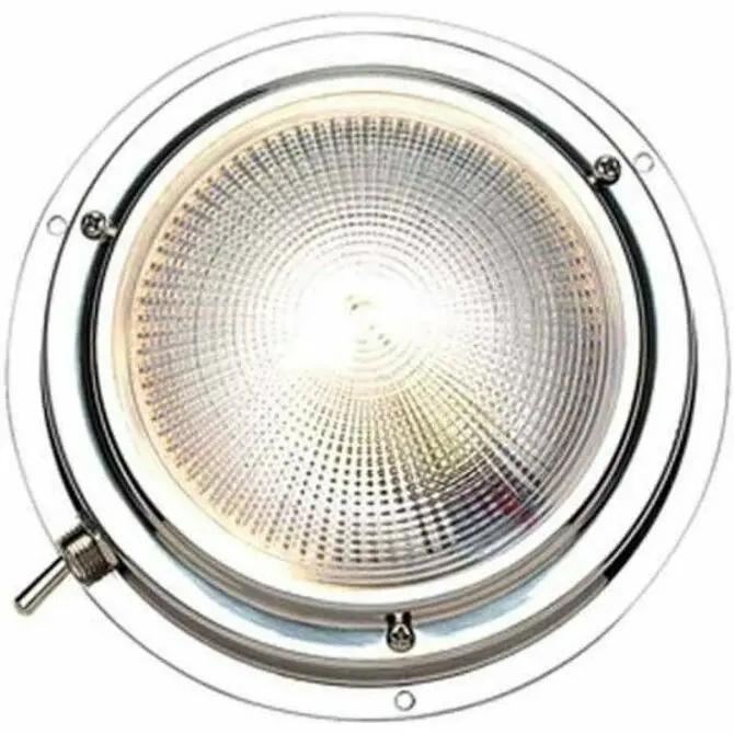 Sea Choice - Dome Light 4" Red/White 1