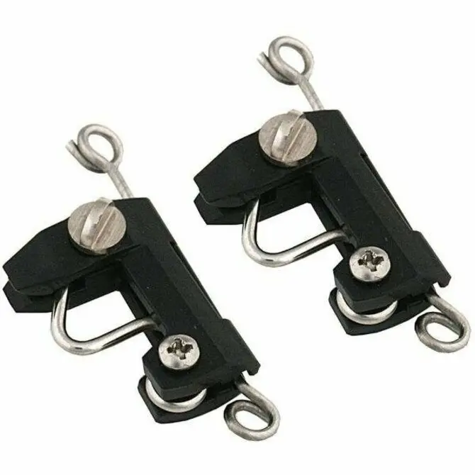 Taco - Set Of 2 Black Zipper Clips 1