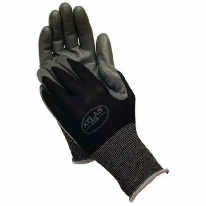 Showa - Atlas 370 Nitrile Gloves Black 1