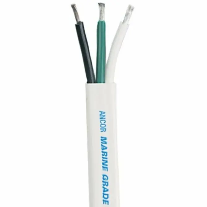 Ancor - White Triplex Cable - 12/3 Awg - Flat - Per Foot 1