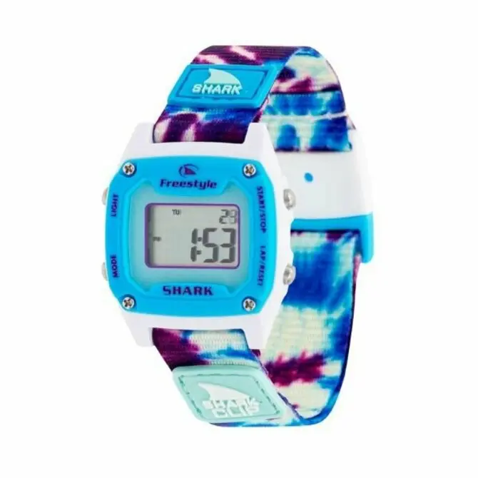 Freestyle- Shark Mini Clip Tye Dye Blue Daze 1