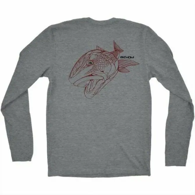 Fathom - Old Red Long Sleeve 1