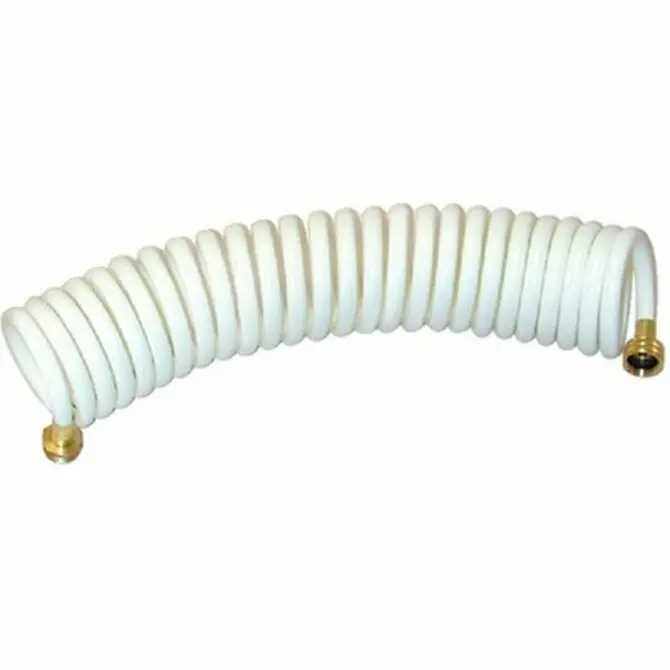 T-H Marine - White Coiled Wash Down Hose 1