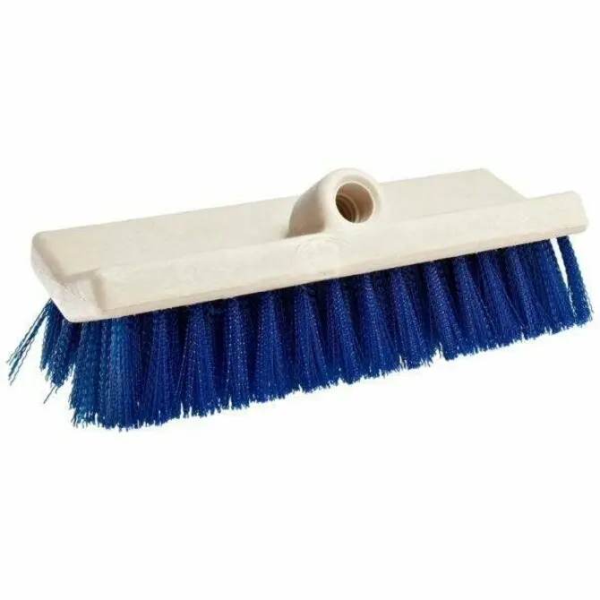 Weiler - 10" Block Size, Blue Polypropylene Fill, Foam Block, Bi-Level Scrub Brush 1