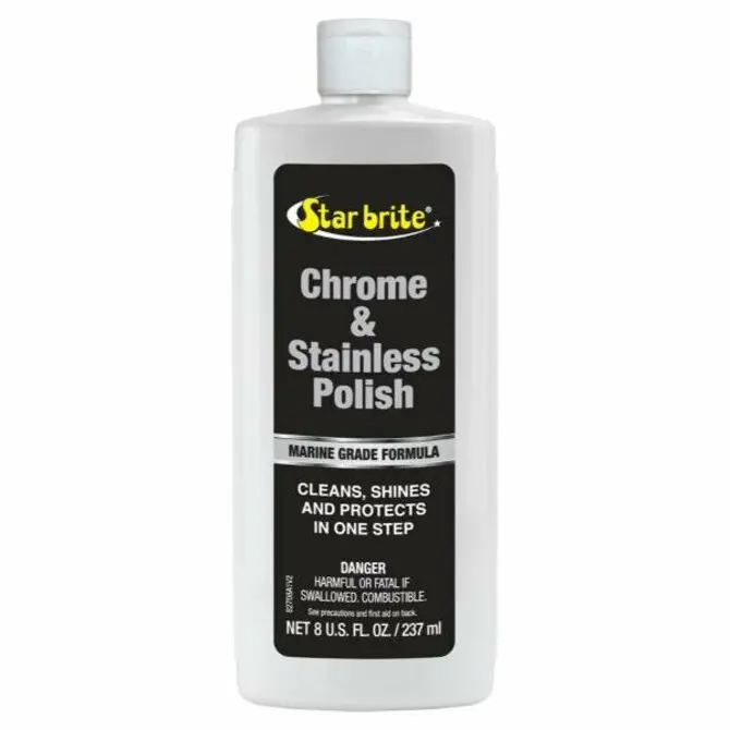 Star Brite- Chrome & Stainless Steel Polish 8 Oz 1