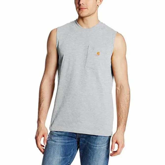 Carhartt- Heavyweight Loose Fit Sleeveless Pocket T-Shirt 1