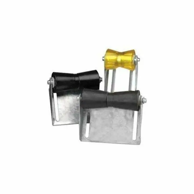 Tie Down Engineering  - 8 Keel Roller W/Panel Braket Assy 8" Black 1