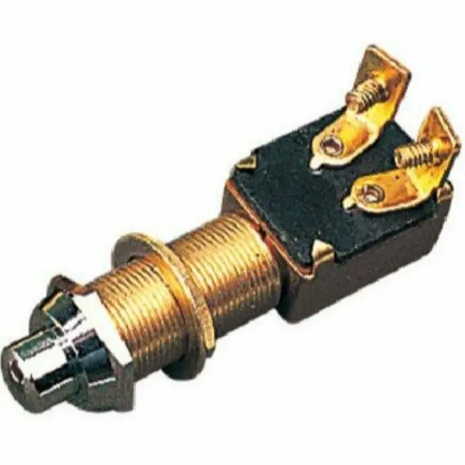Sea Dog - Brass Momentary Push Button Switch 1