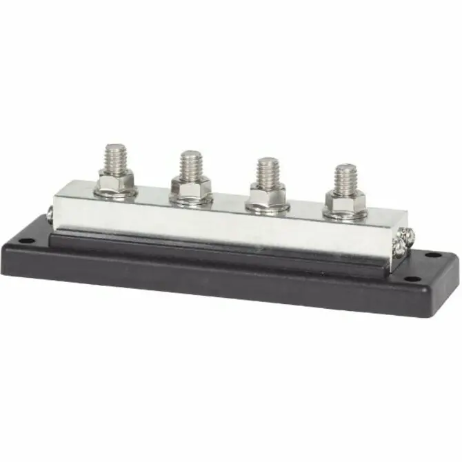 Blue Sea System - Powerbar 600A Busbar - Four 3/8"-16 Studs 1