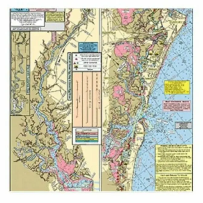 Home Port Chart - #20 Icw Brigantine, Atlantic City, Ocean City, Stone Harbor, Wildwood, Cape May 1