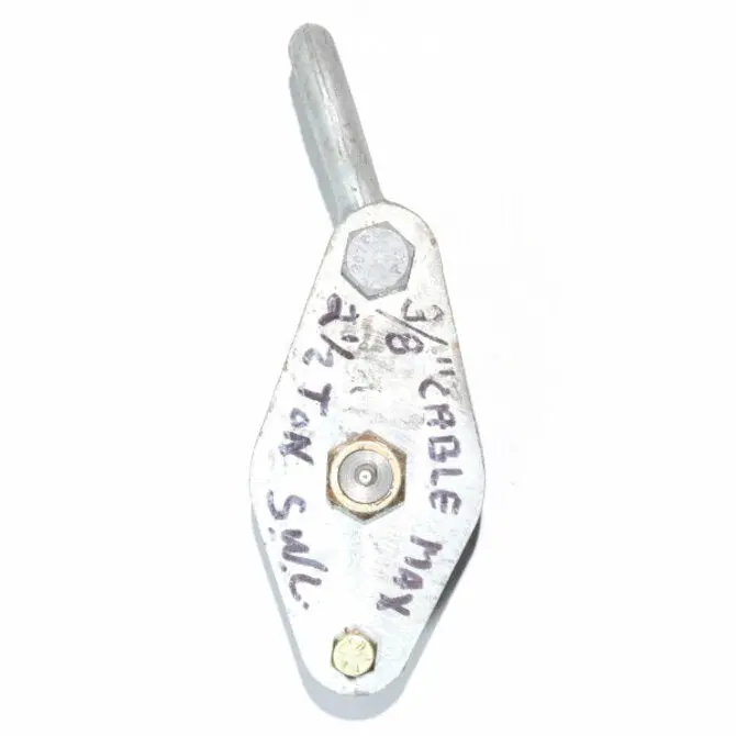 Hancock - 4” Double Rigging Block For Up To 3/8” Steel Cable 1