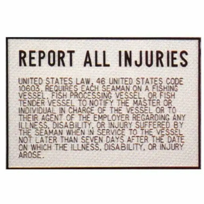 Bernard - Personal Injury Plaque 1