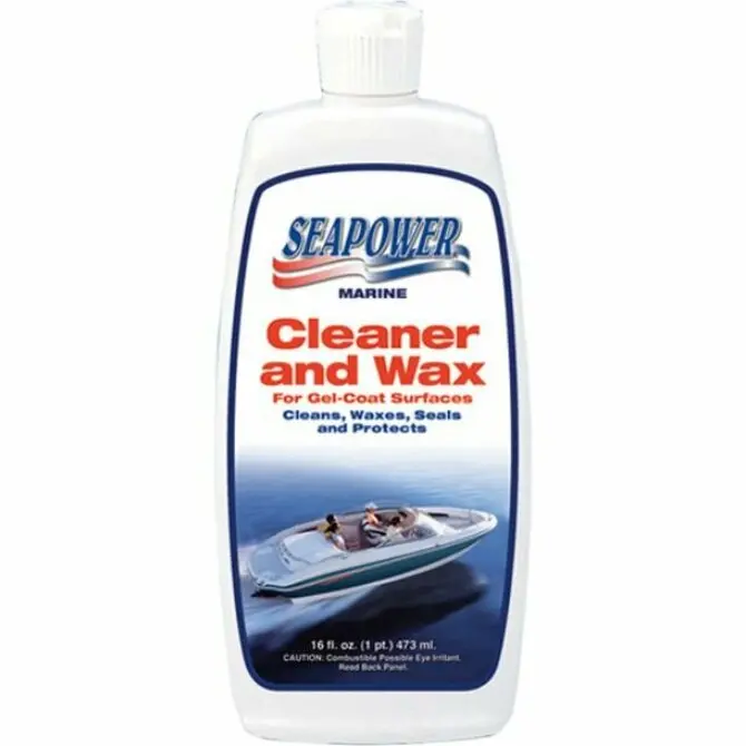 Sea Power - One Step Fiberglass Cleaner And Wax W/ Carnauba Wax 1